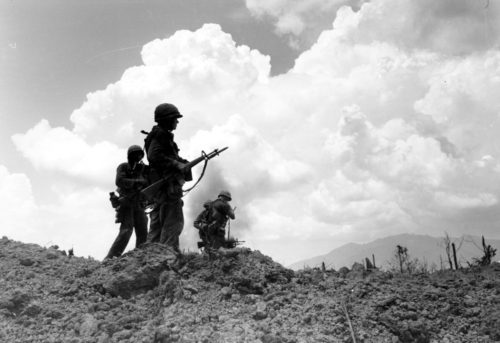Marines near Khe-Sanh