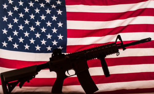 Flag and AR15