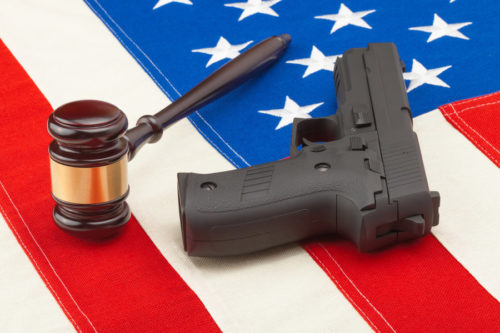 flag gun gavel