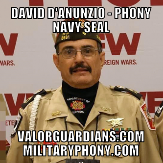 David D'Anunzio phony Navy SEAL