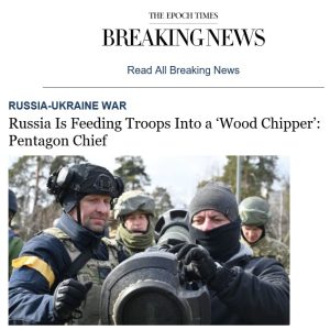 Russia is feeding troops into a wood chipper Pentagon Chief.jpg