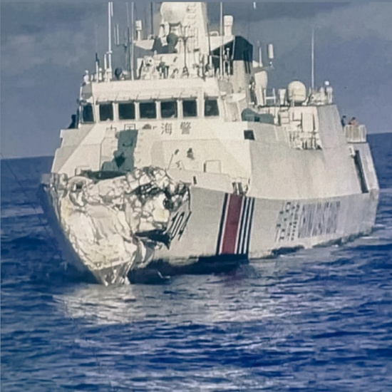 PLAN Ships Collide While Harassing Philippine Coast Guard