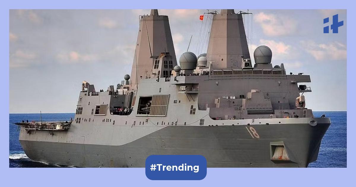 USS New Orleans Fire Extinguished