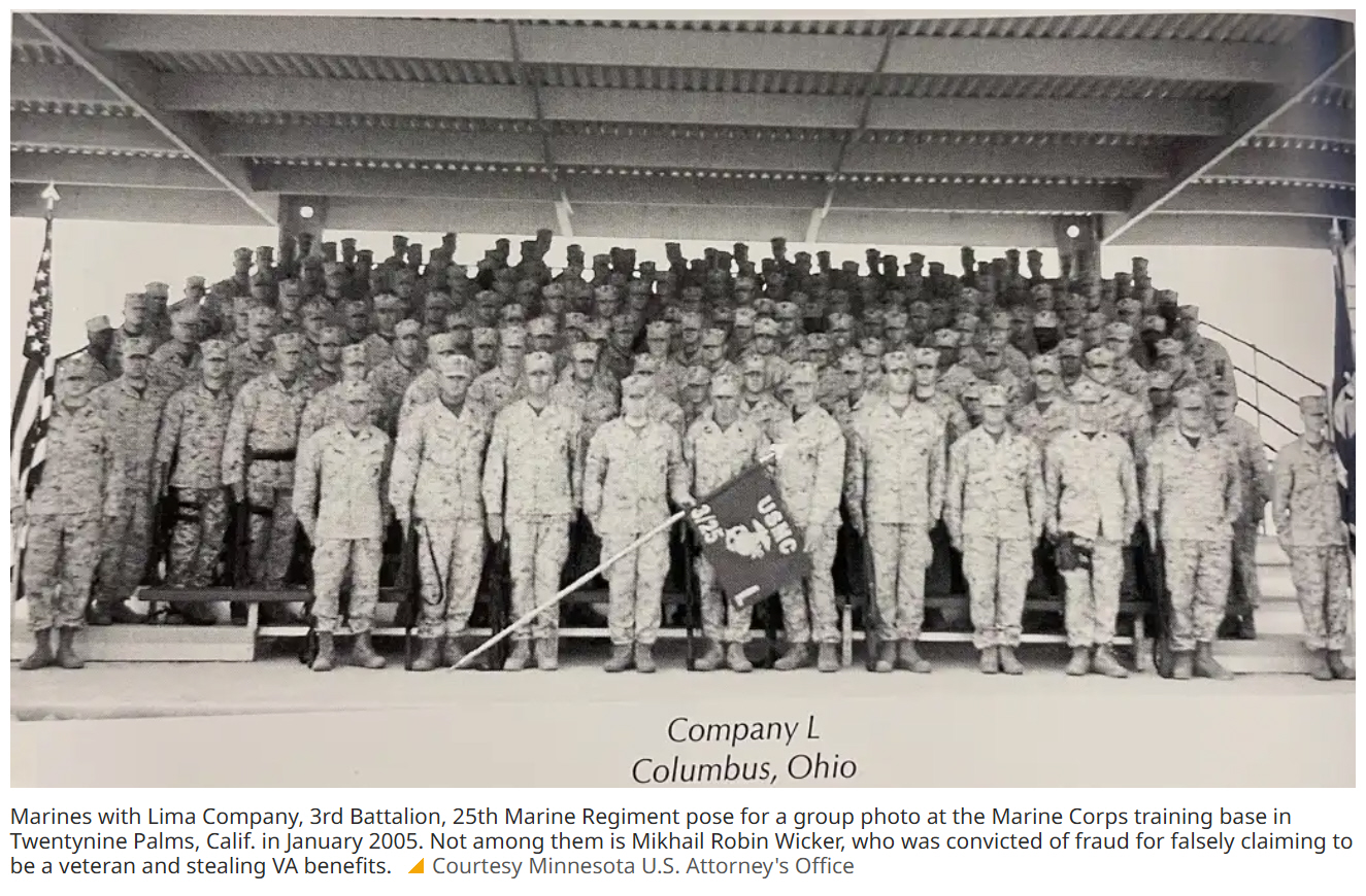 Wicker Convicted of Stolen Valor